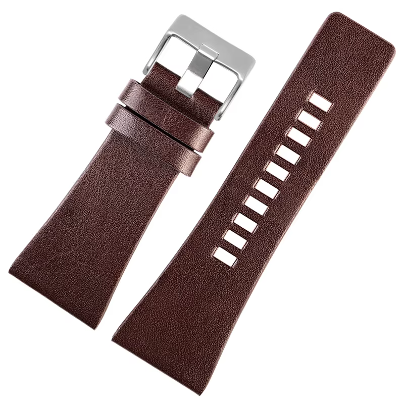 Bracelet de montre en cuir véritable haut de gamme pour montre Diesel