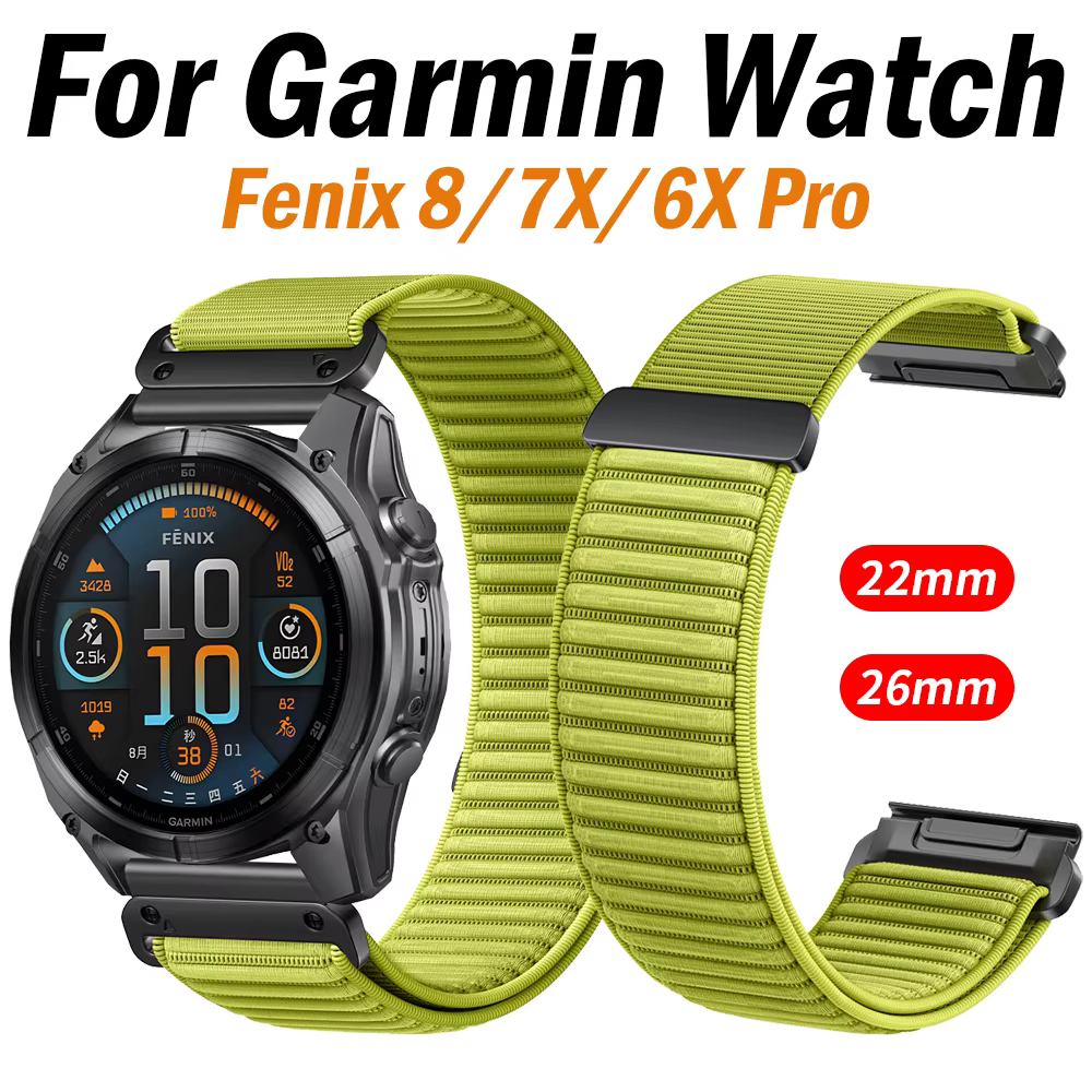 22mm 26mm Fenix 8 Bracelet de montre pour Garmin