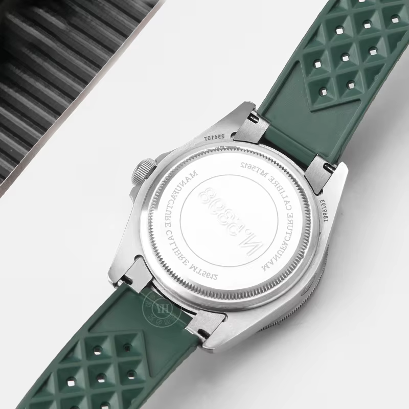 Bracelet de montre en silicone souple pour homme