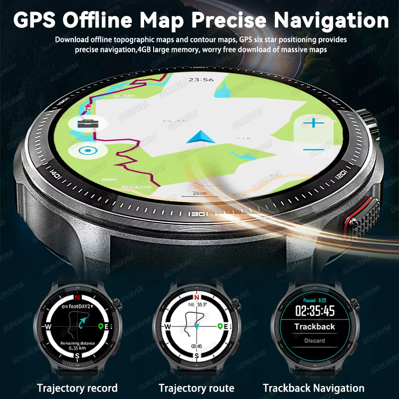Montre connectée avec carte hors ligne 2026