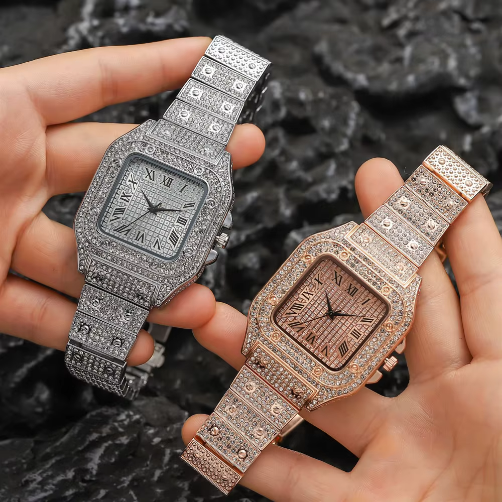 Montres de luxe carrées pour hommes