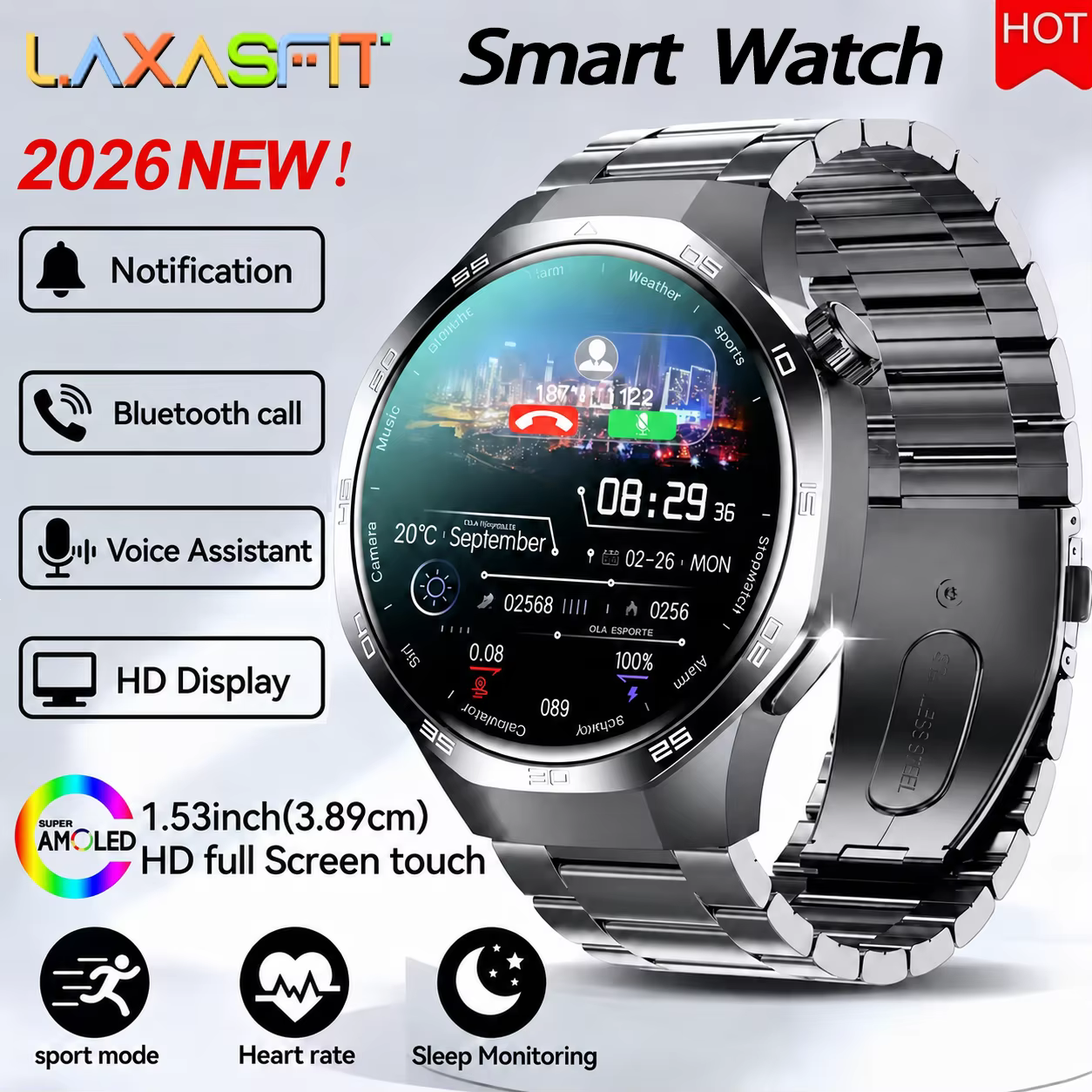 Montre connectée LAXASFIT 1