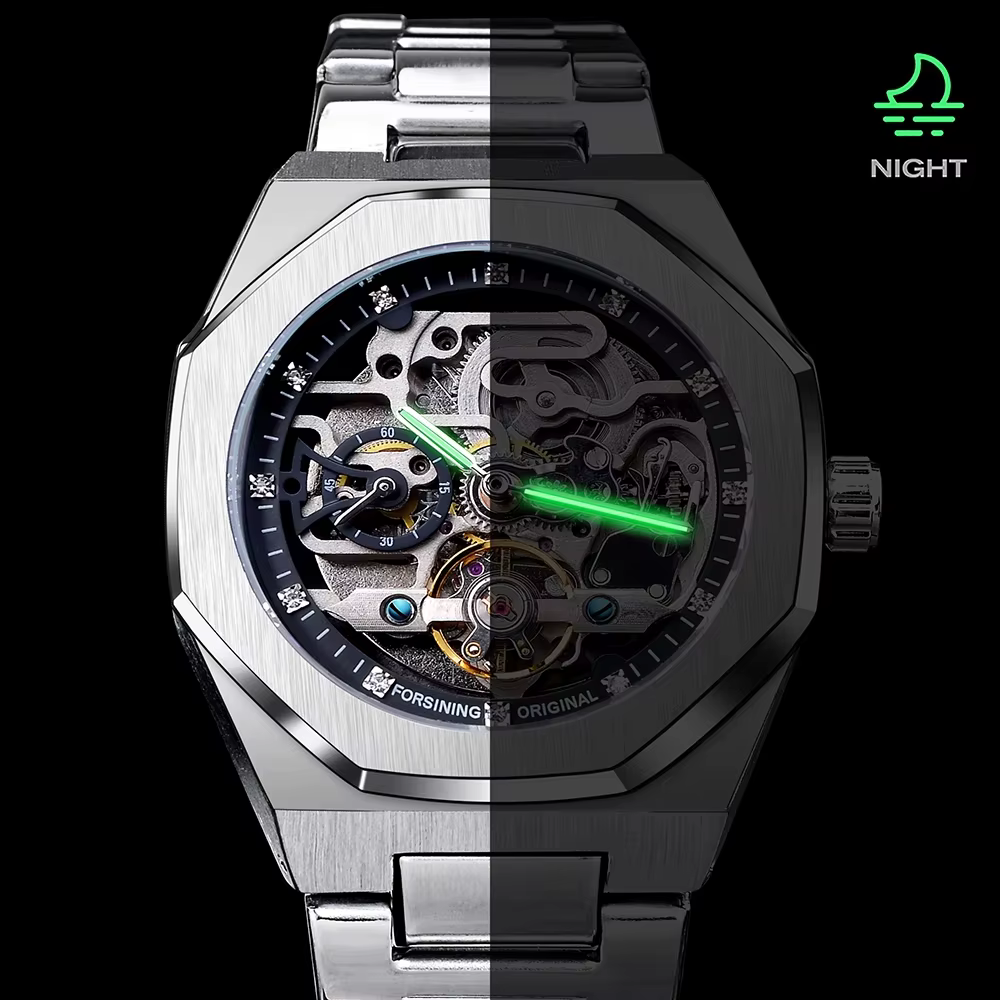 Montre mécanique automatique pour homme personnalisée