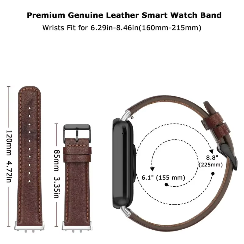 Bracelet en cuir pour SamsungGalaxy Fit 3 SmartWatch