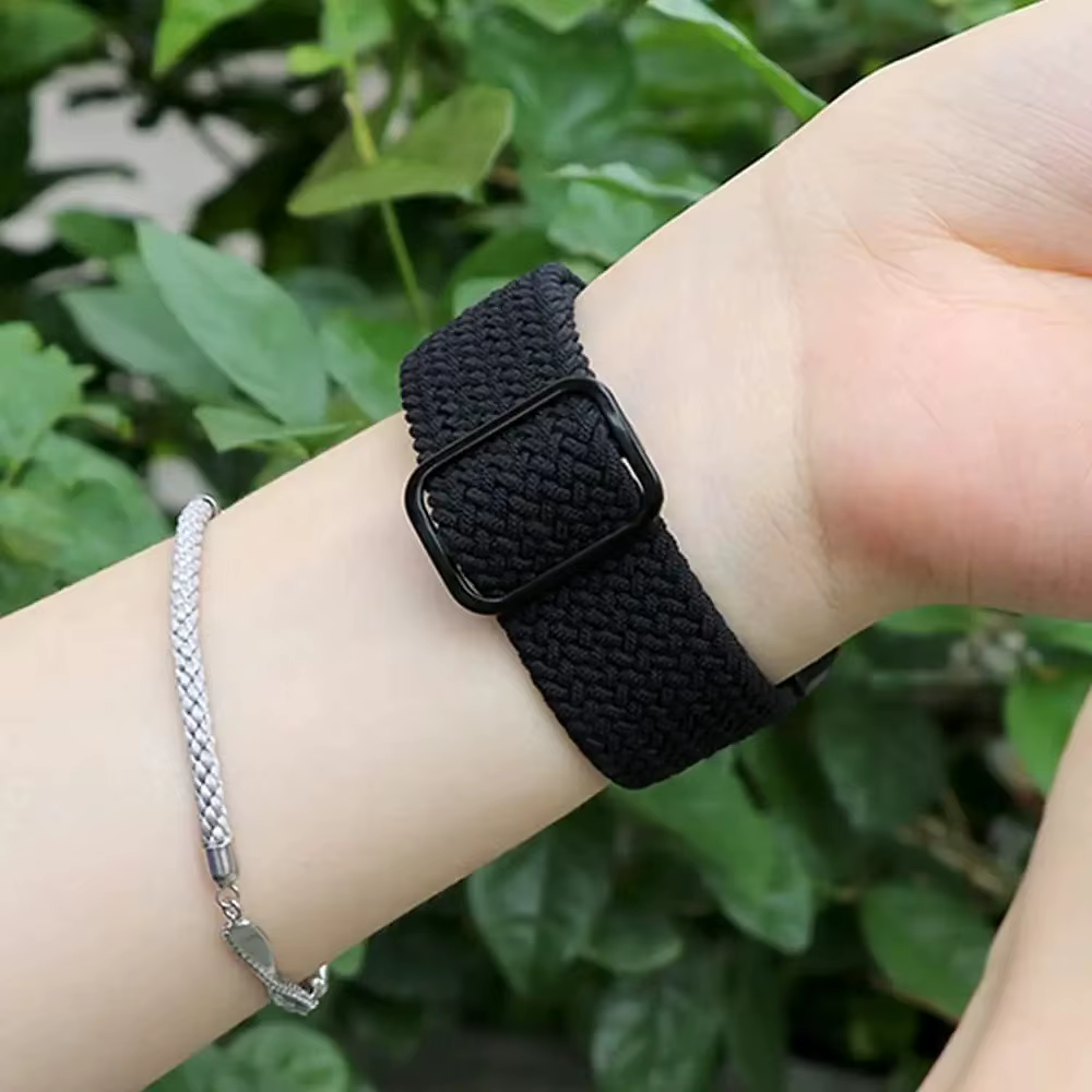Boucle Solo tressée pour Google pixel 3 4 2 bandes accessoires Smartwatch élastique réglable en Nylon correa bracelet Pixel bracelet de montre