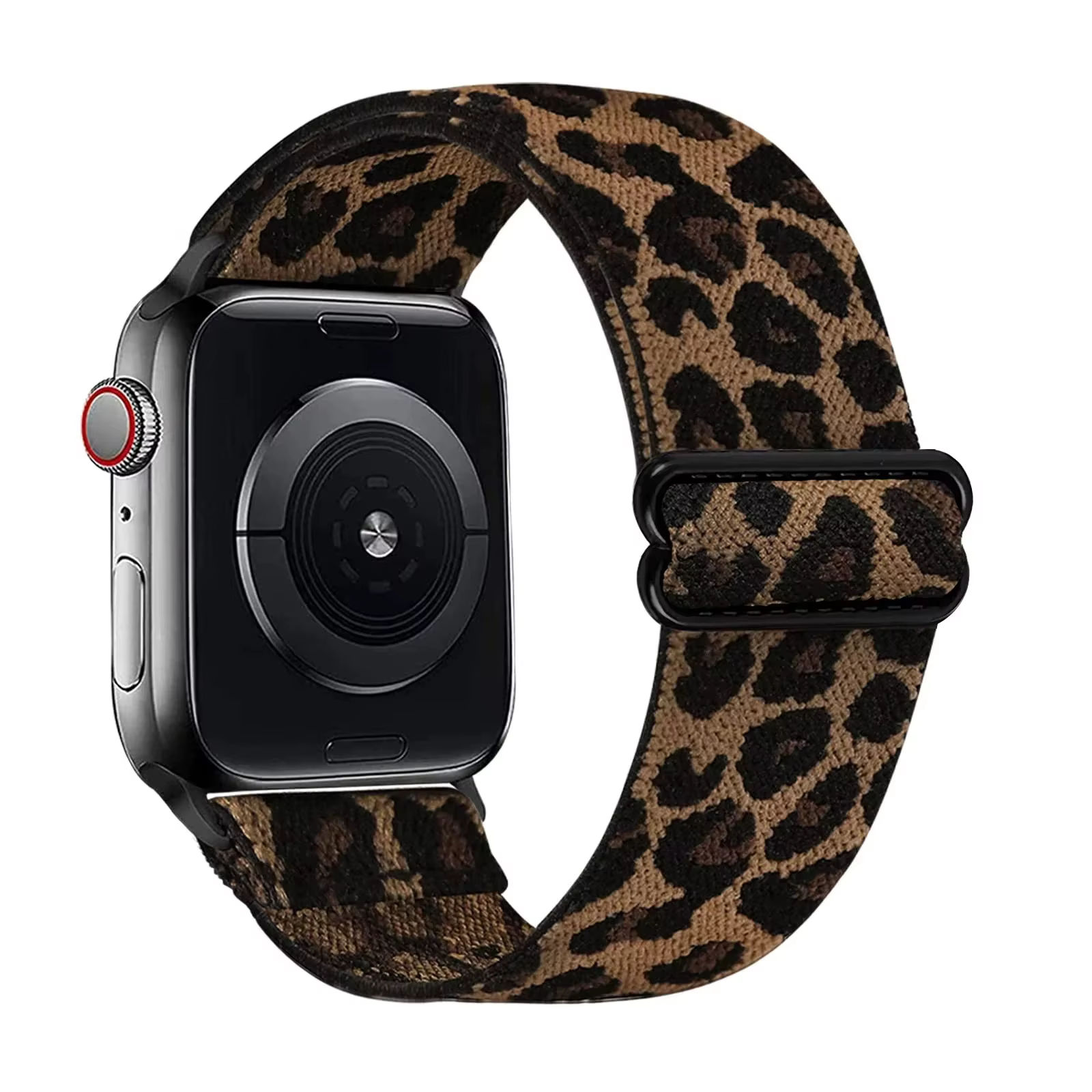 Bracelet en Nylon élastique léopard pour Apple Watch Ultra 2, 49mm 41mm 45mm 42mm 46mm 44mm, Bracelet pour femmes iWatch série 10 9 se 7 3 8 5 4