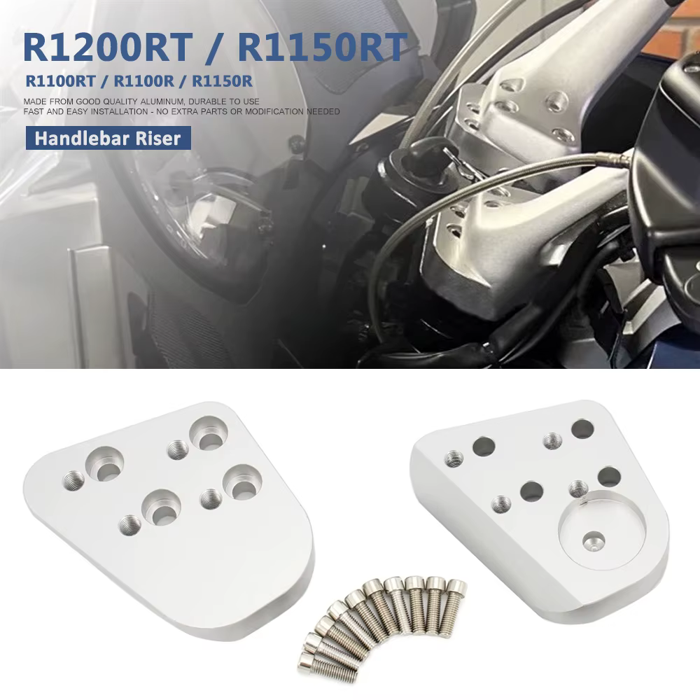 Accessoires de moto pour BMW R1100R R1150R R1200RT R1150RT R1100RT, élévateur de guidon, barre de poignée de traînée, adaptateur d'extension