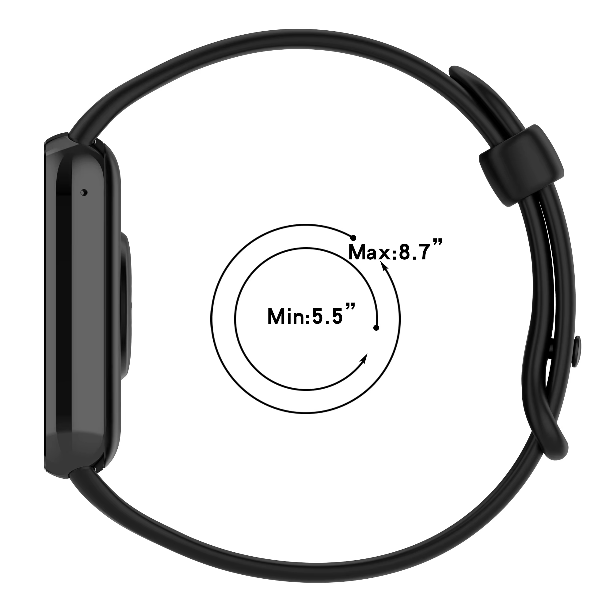 Bracelet en silicone officiel pour Xiaomi Smart Band 10 Pro/9 Pro/8 Pro