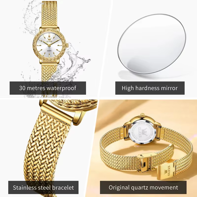 OLEVS 5643 femme montre haut mince
