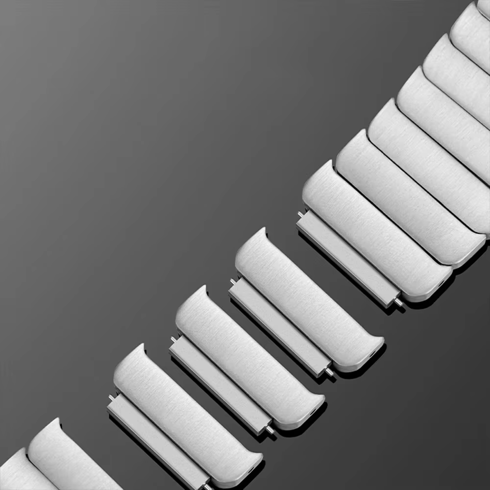 Bracelet à maillons 1:1 Original pour Apple Watch Ultra 2 49mm 9 8 7 Se 6 5 4 45mm 44mm 41mm 40mm