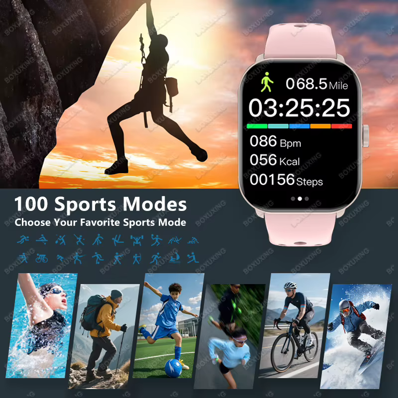 Nouvelle montre connectée GPS 2026 avec écran AMOLED Ultra HD de 2