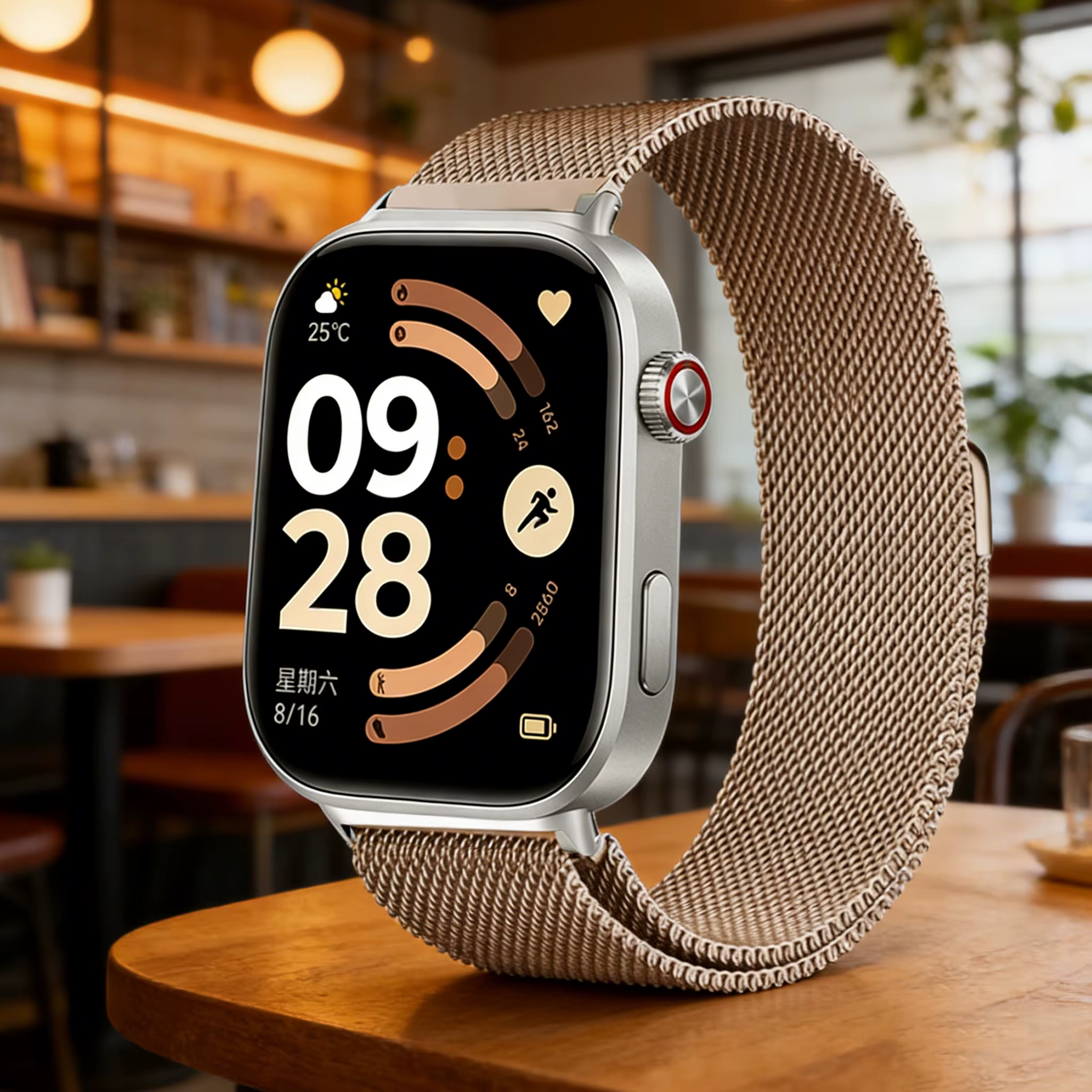 Bracelet Milanese Loop pour montre connectée Redmi 6 5 4