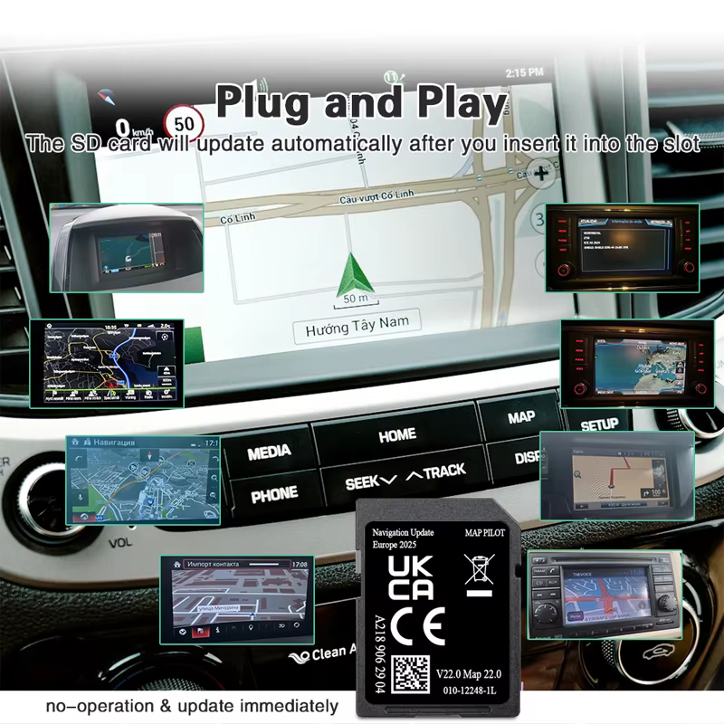Carte SD GPS Map Pilot Europe Sat Nav 2026 Star1 V22 A2189062904 pour Mercedes Garmin A B C E M ML MLC-class Car