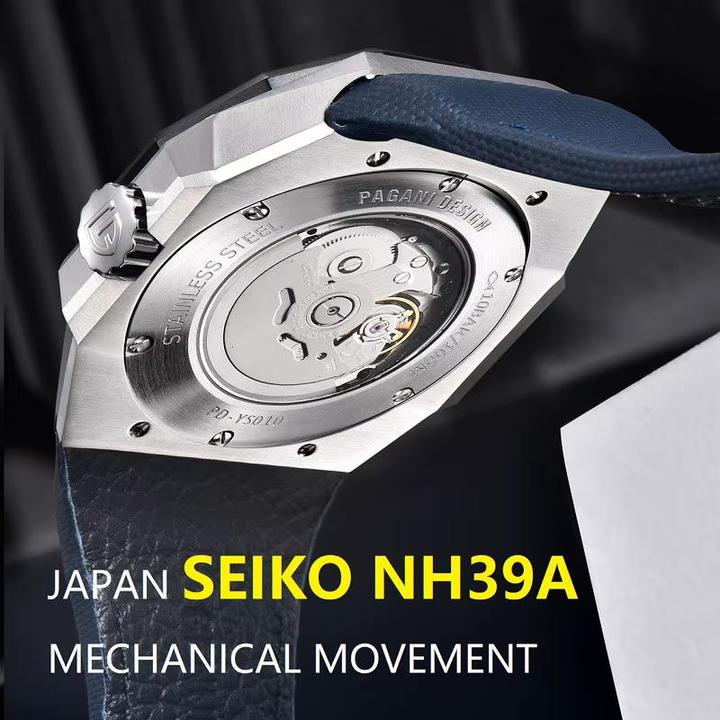 Wildani Design-Montre-bracelet automatique pour homme