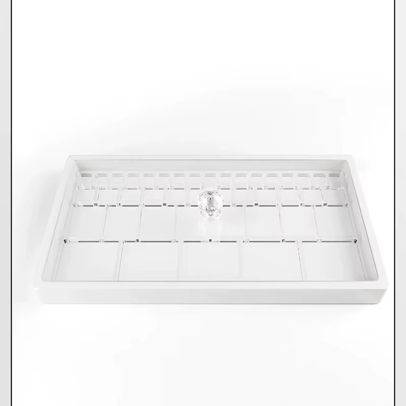 Couverture transparente pour le stockage des pièces de montre