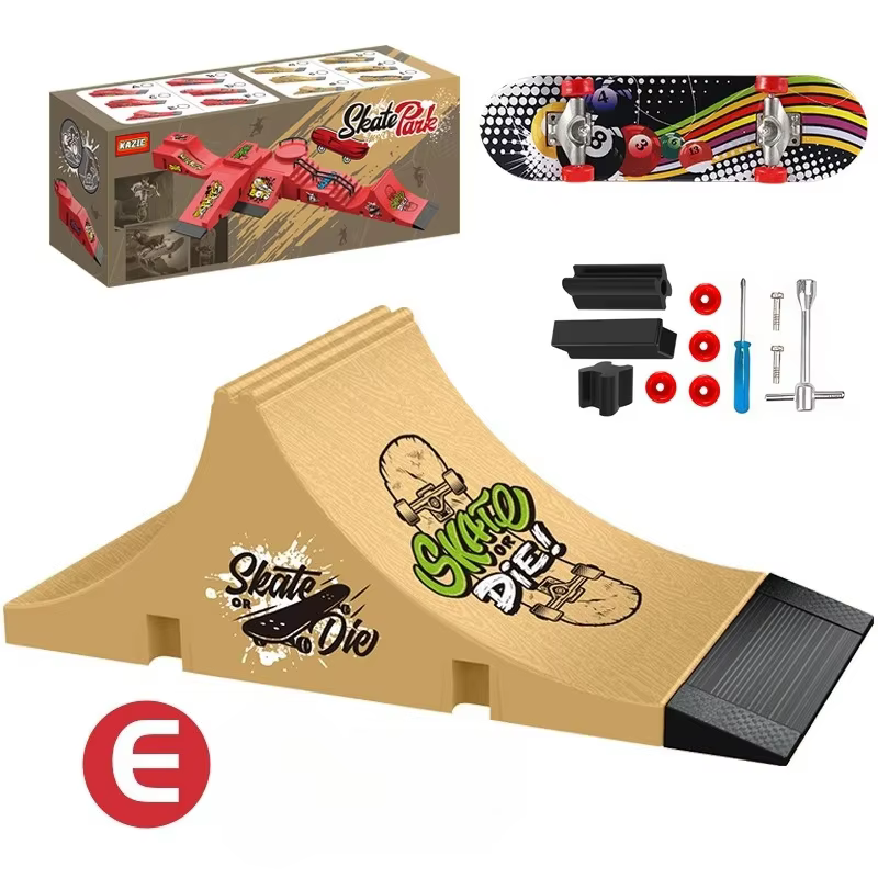 ToysProfessional Skateboard à doigts DIY, Accessoires de rampe de skatepark, Plateforme technologique, Ensemble de scènes et de lieux de jeu, Jouets, Petits cadeaux