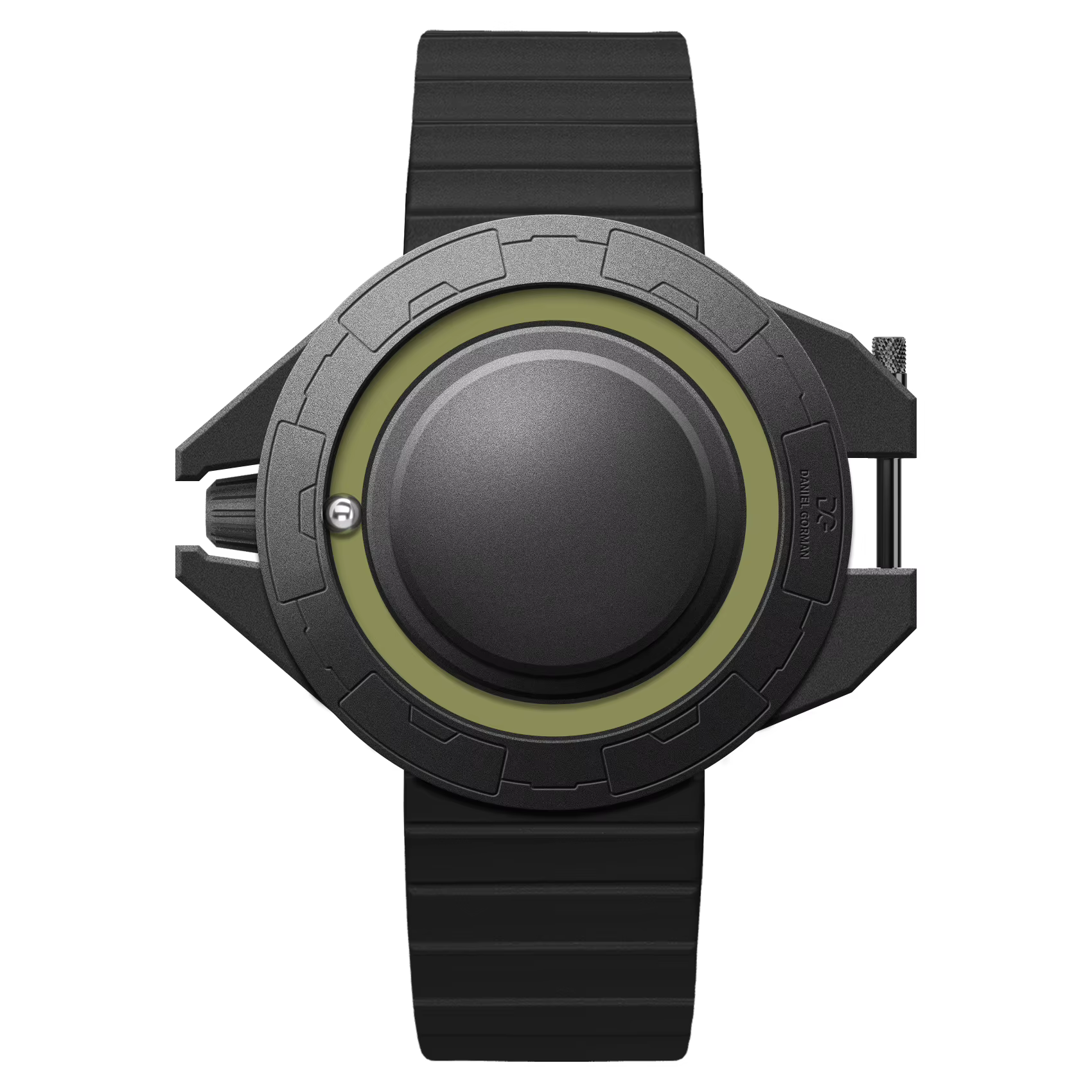 DANIEL GORMAN montre en acier inoxydable