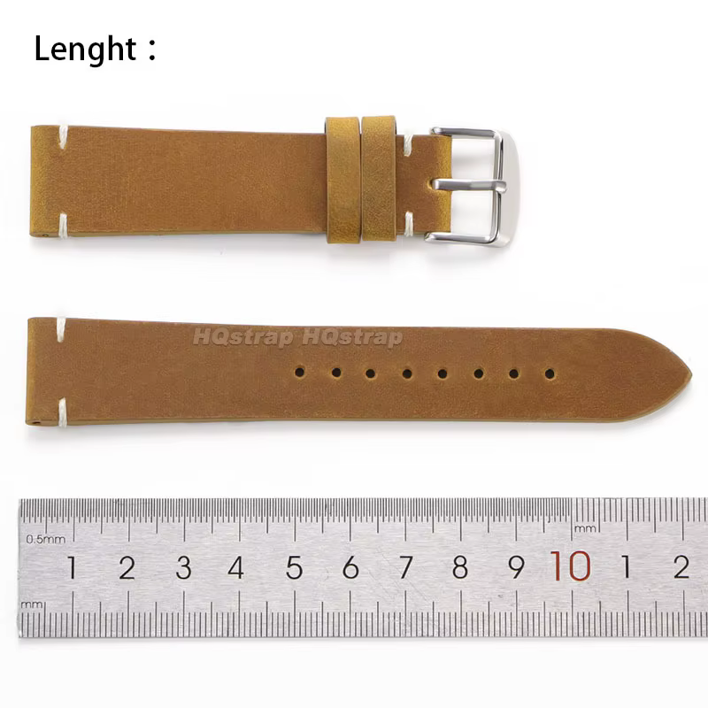 18mm 20mm 21mm 22mm 24mm Bracelet de montre en cuir pour Omega pour Seiko