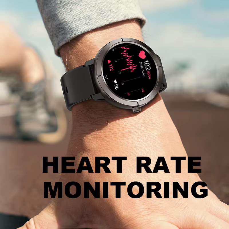 FIDI GPS 6-Satellites montre intelligente 1.32 "HD AMOLED affichage GPS intégré Bluetooth appels téléphoniques sport 5ATM étanche Smartwatch