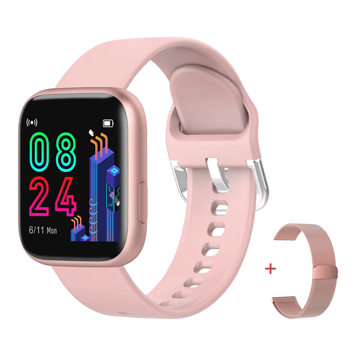 Montre intelligente de sport étanche pour femme