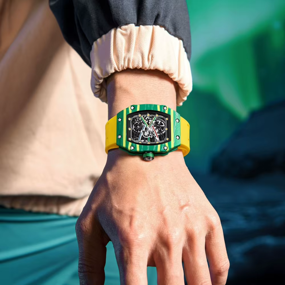 Montre à quartz classique et tendance ultra-fine pour homme