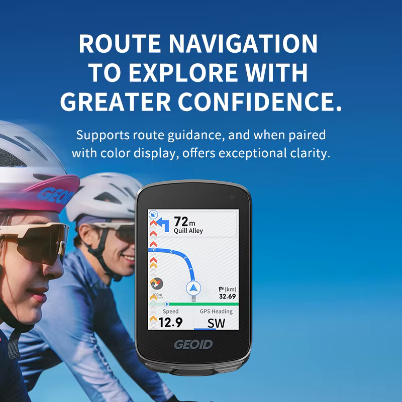 GEOID CC700 GPS ordinateur de vélo écran couleur 2.8 pouces compteur de vitesse de vélo avec Navigation de Route WIFI odomètre de cyclisme étanche