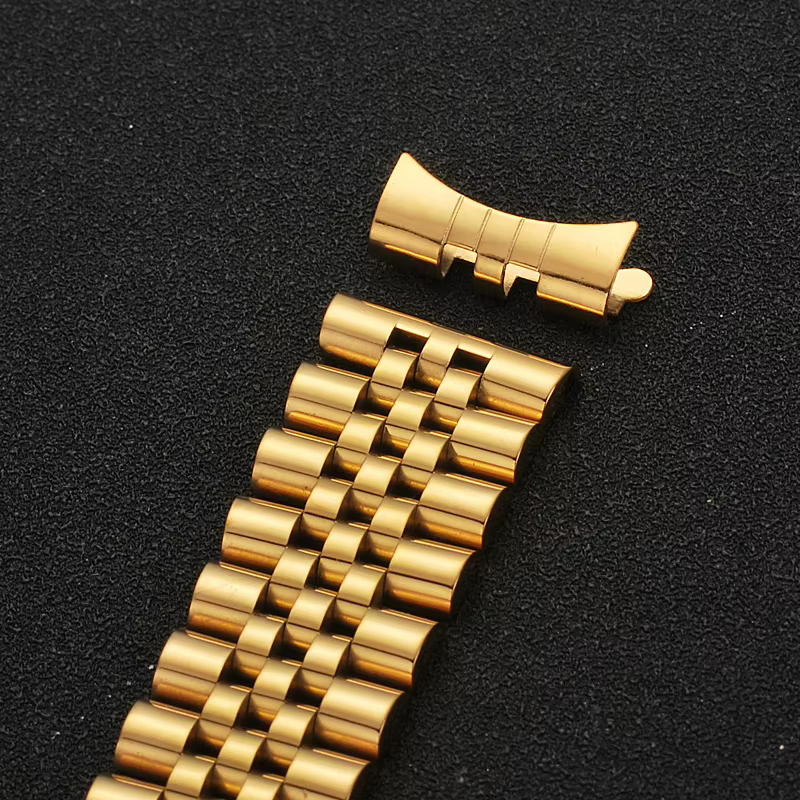 Bracelet de montre Fit Datejust Log Series Jubilee, 12 13 14 16 17 18 19 20 21 22mm, bracelet en acier inoxydable, interface à arc plat