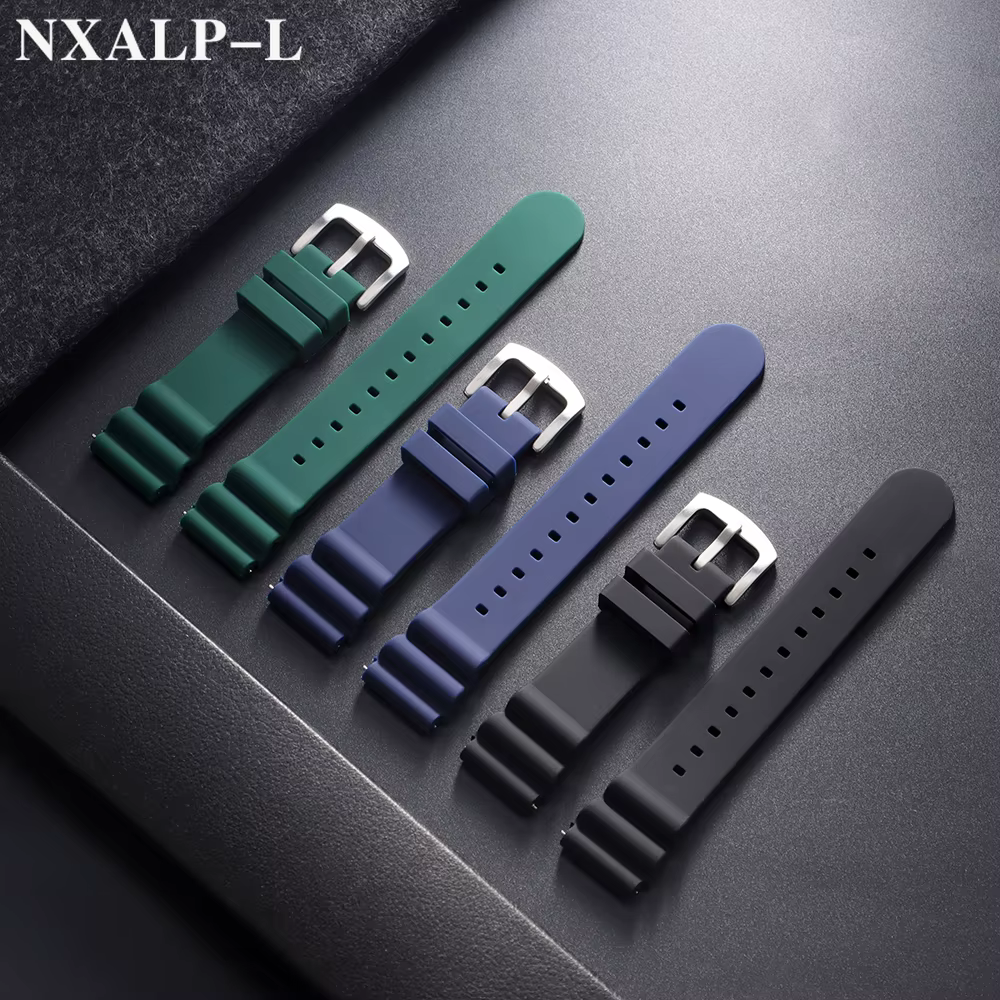 Bracelet de montre en Silicone pour hommes