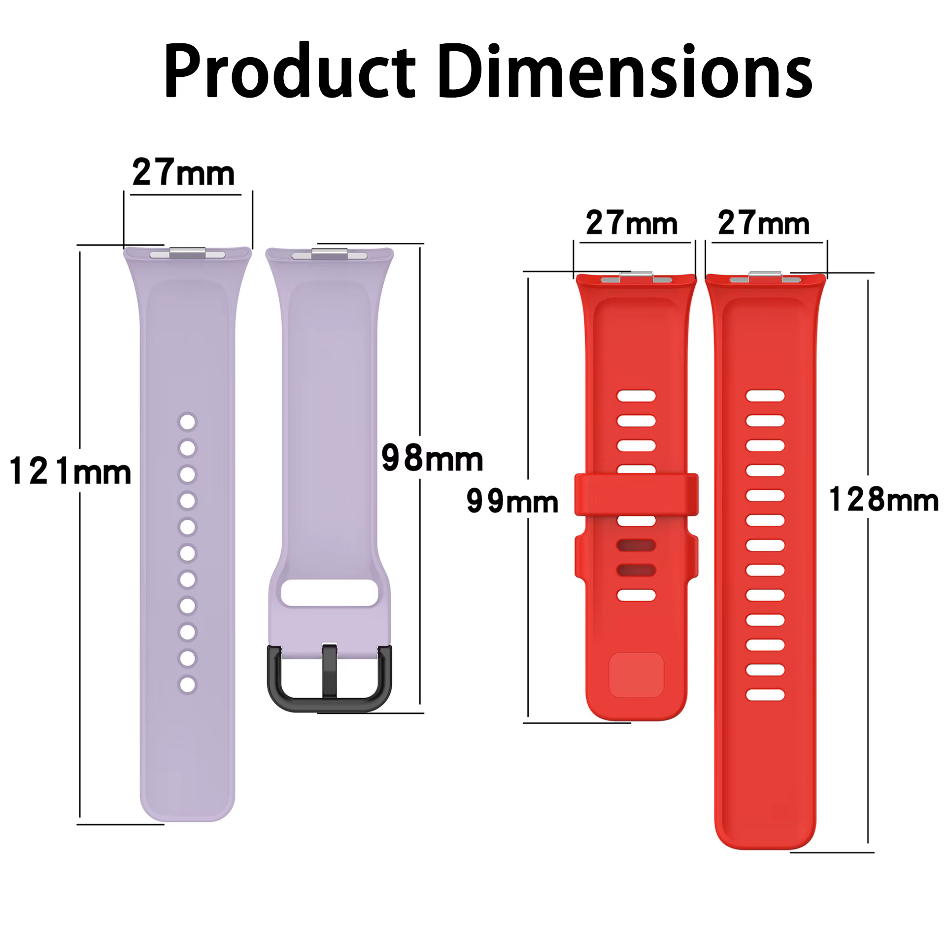 Bracelet en silicone d'origine pour montre connectée Redmi Watch 4 5 6