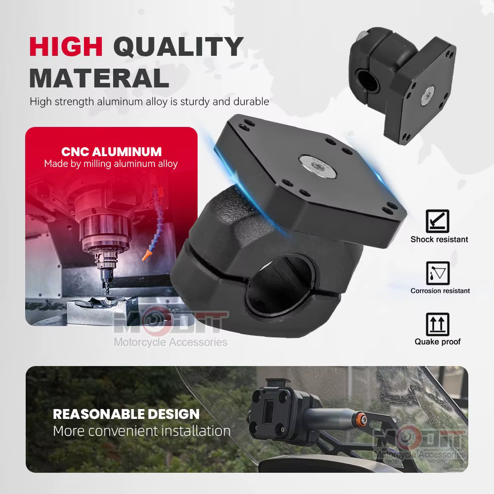Pour 390adv 790adv 890ADV Adventure R S moto universelle 12mm 16mm 22mm support GPS Garmin