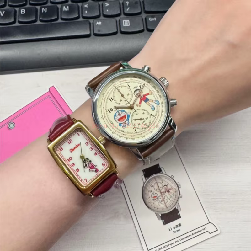 Hot Boxfun boîte aveugle Doraemon montre véritable dessin animé Figure périphérique co-marqué