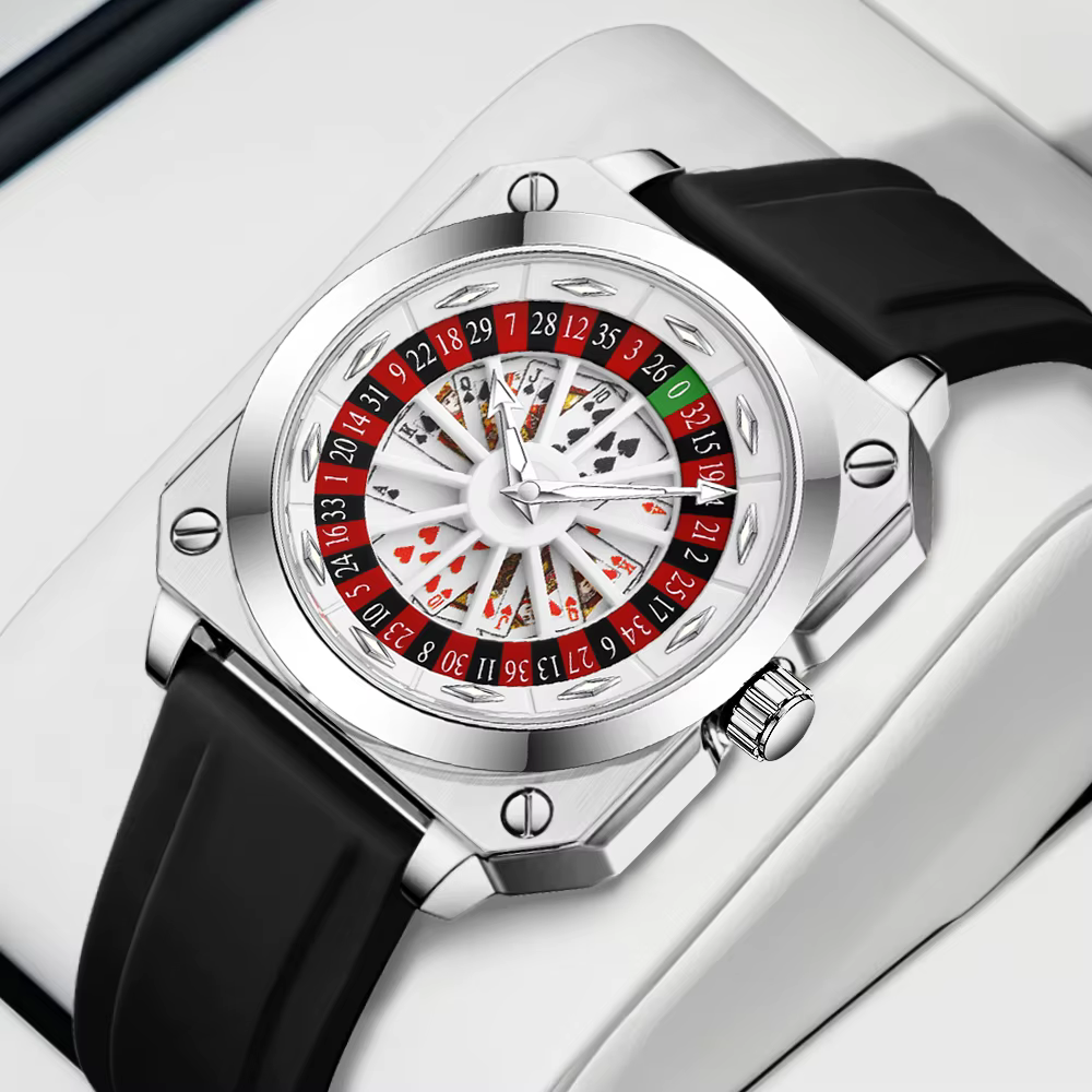 2025 nouvelle montre à Roulette pour hommes VA VA VOOM marque originale Style sportif mode bracelet en Silicone