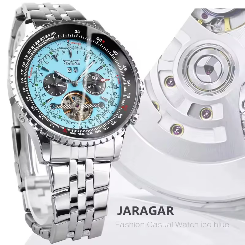 JARAGAR 034 Montre mécanique automatique de luxe rétro