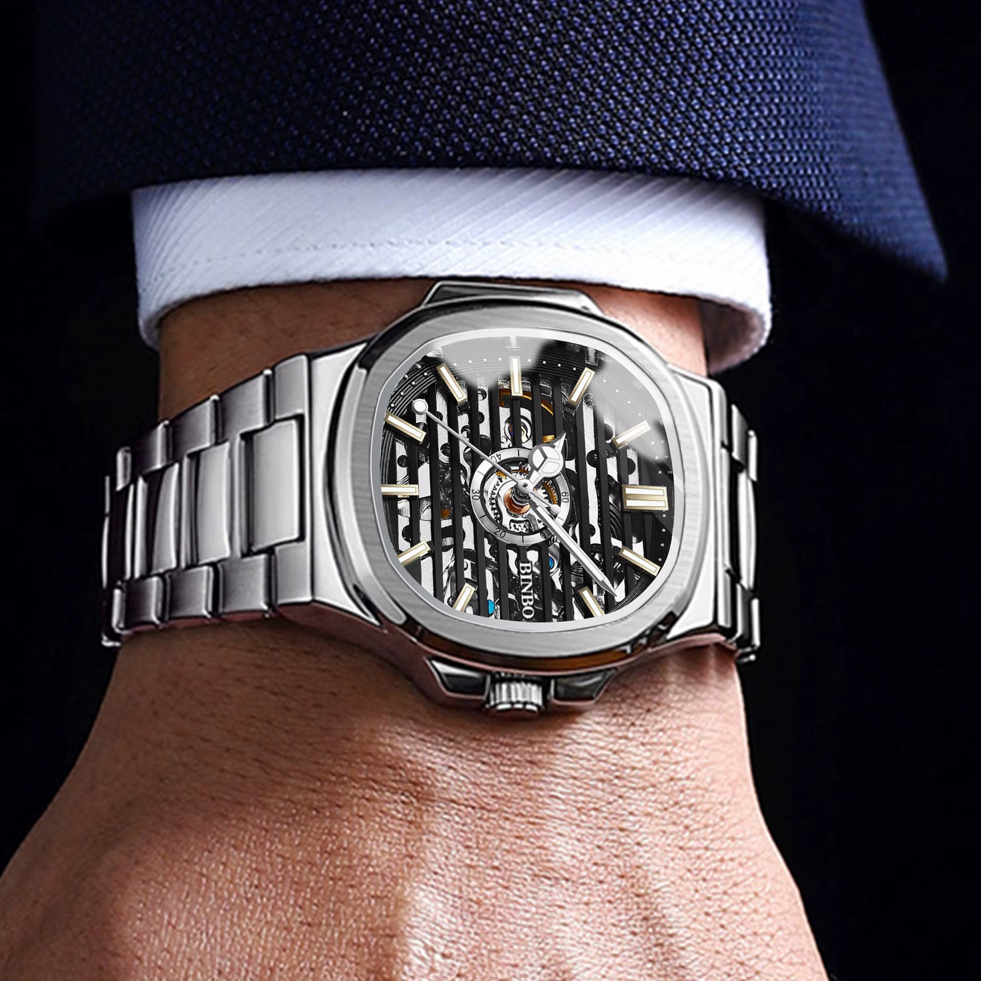 Montre automatique pour homme BINBOND