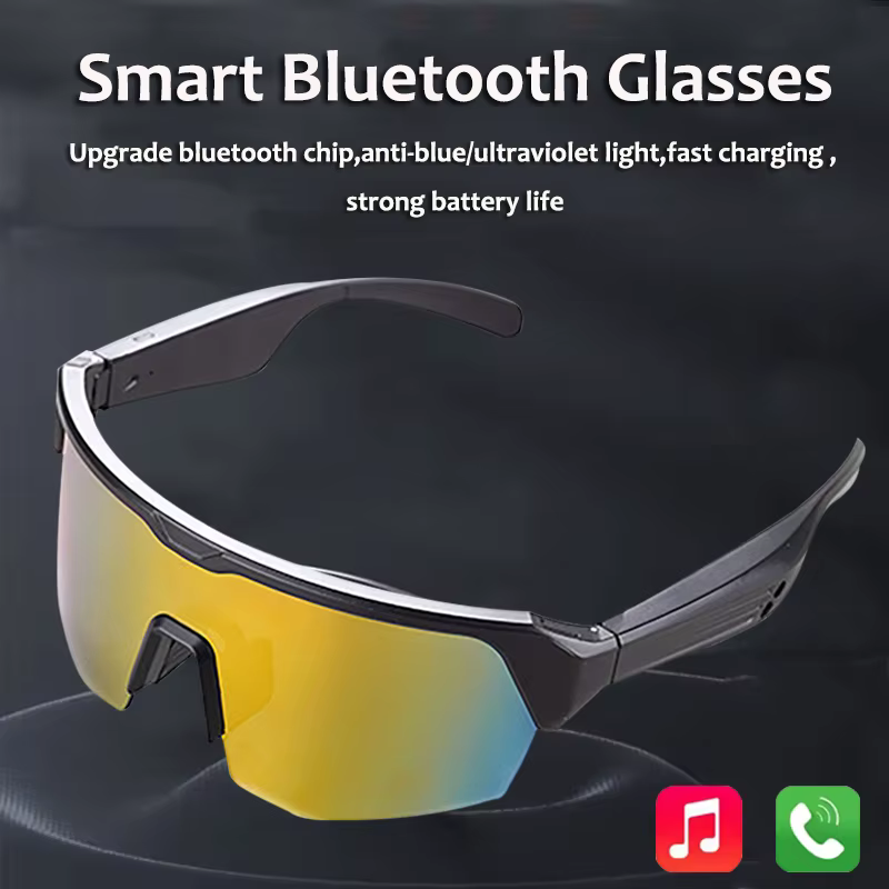 Cyclisme course Bluetooth lunettes intelligentes technologie appel Audio casque à distance