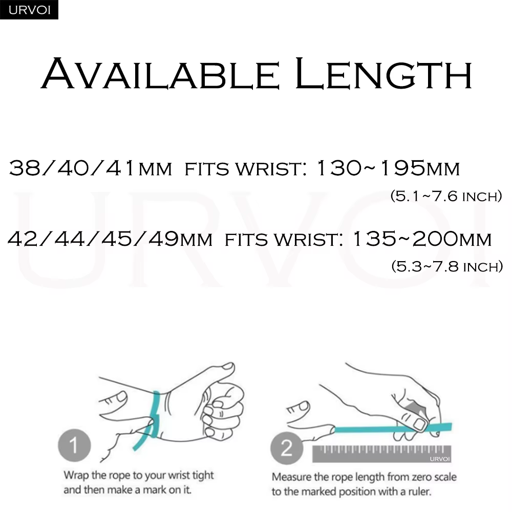 Bracelet en titane URVOI pour Apple Watch Ultra 3 2