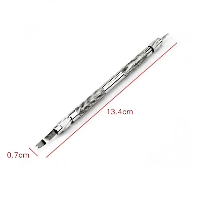 Fourche de réparation de montre en acier à double extrémité