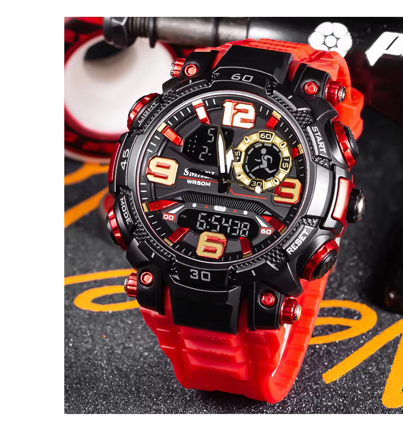 Montre à quartz étanche pour homme
