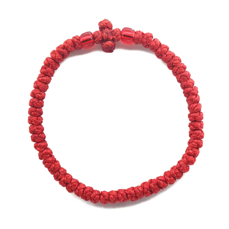 Bracelet prière orthodoxe grecque réglable, bracelet chrétien, ornement religieux Q1JD
