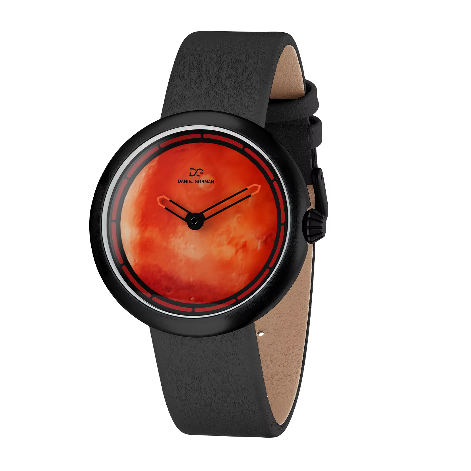 DANIEL GORMAN montres pour hommes créatif terre mode montre-bracelet à Quartz en cuir montre de Sport