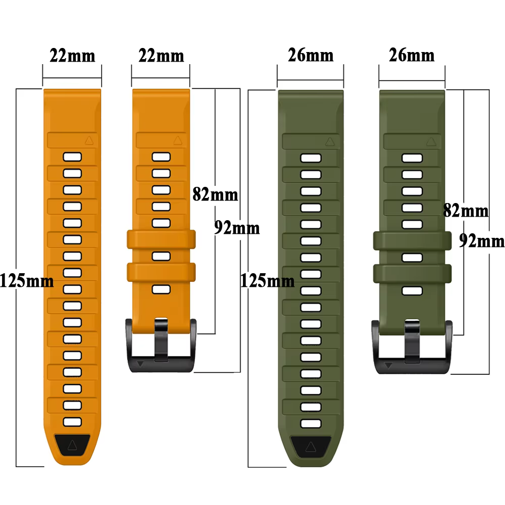 Fenix7-Bracelet de montre en silicone QuickFit