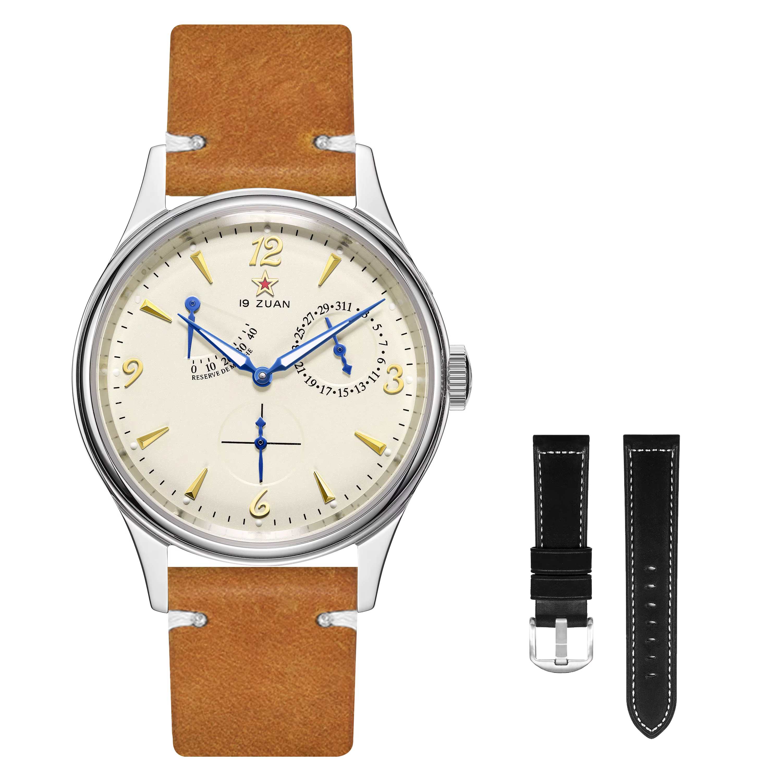 Montres Seagull 1963, nouvelle édition en cuir