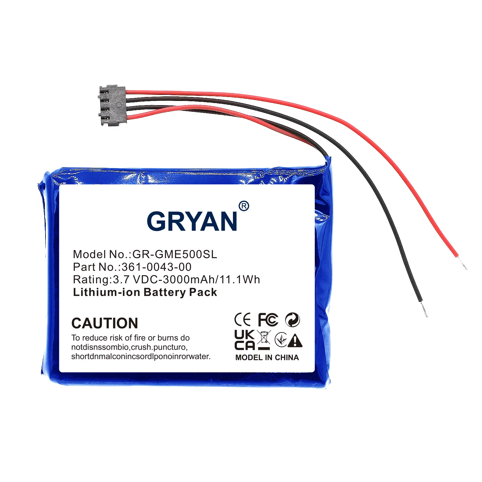 Batterie 3000mAh GPS 010-01626-02 361-00043-01 361-00043-00 pour Garmin Edge 820 520 200 205 500
