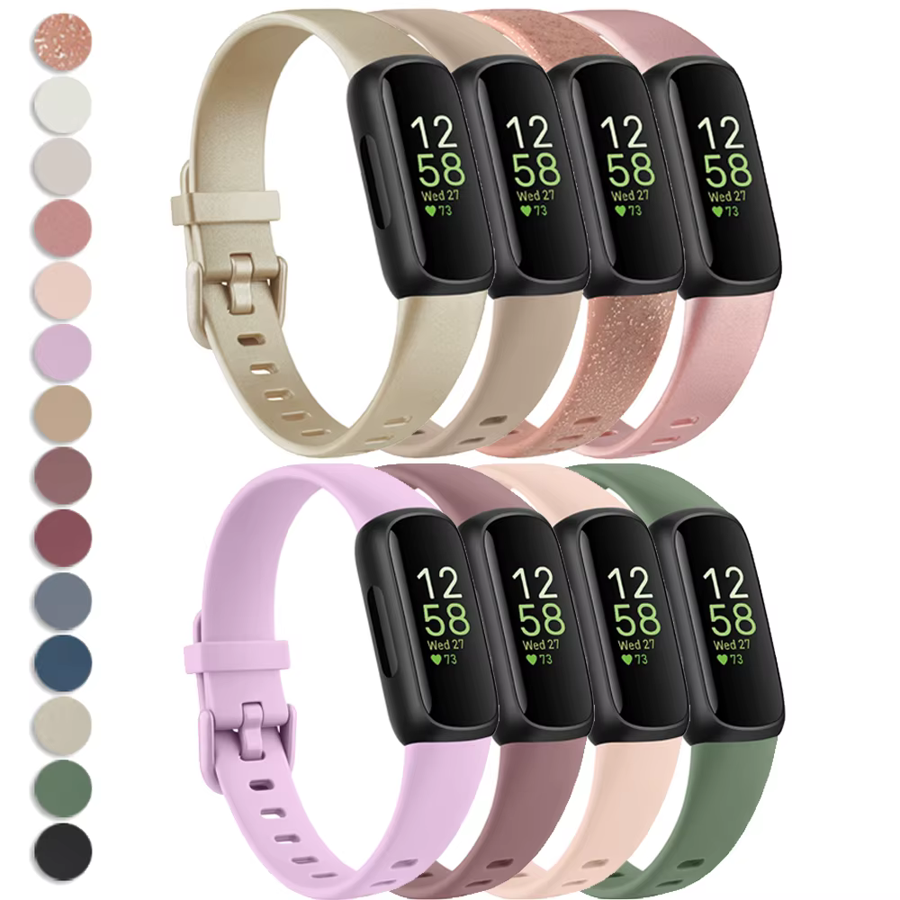 Bracelet de montre en Silicone pour Fitbit Inspire 3 bandes