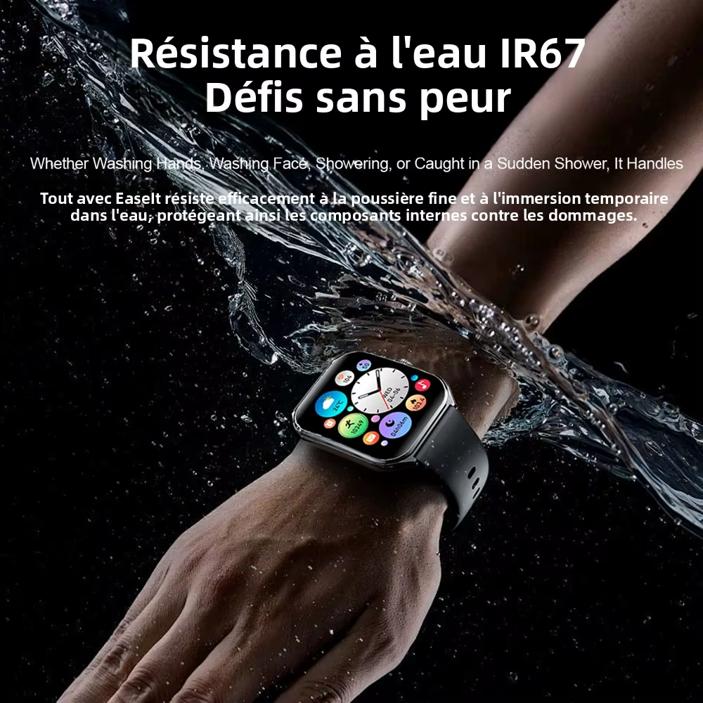 Montre connectée ultra-fine pour hommes et femmes