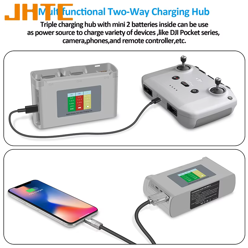 Chargeur pour DJI Mini 2 Mini 2SE, accessoires de drone à vol intelligent, chargeur pour DJI Mini 4K