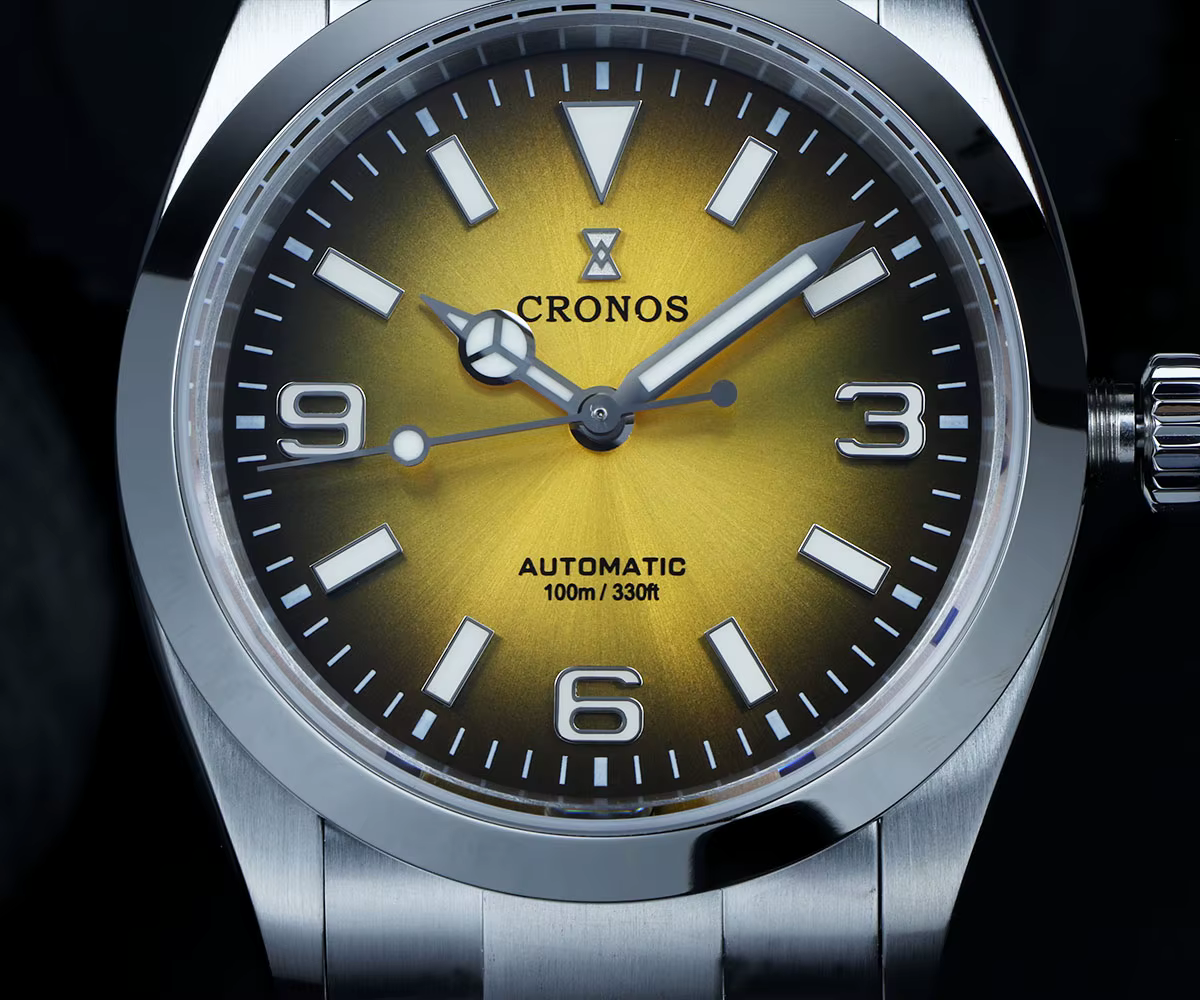 Cronos montres de luxe pour hommes 36mm explorer la série d'escalade montre de Sport pour Couples NH35 PT5000