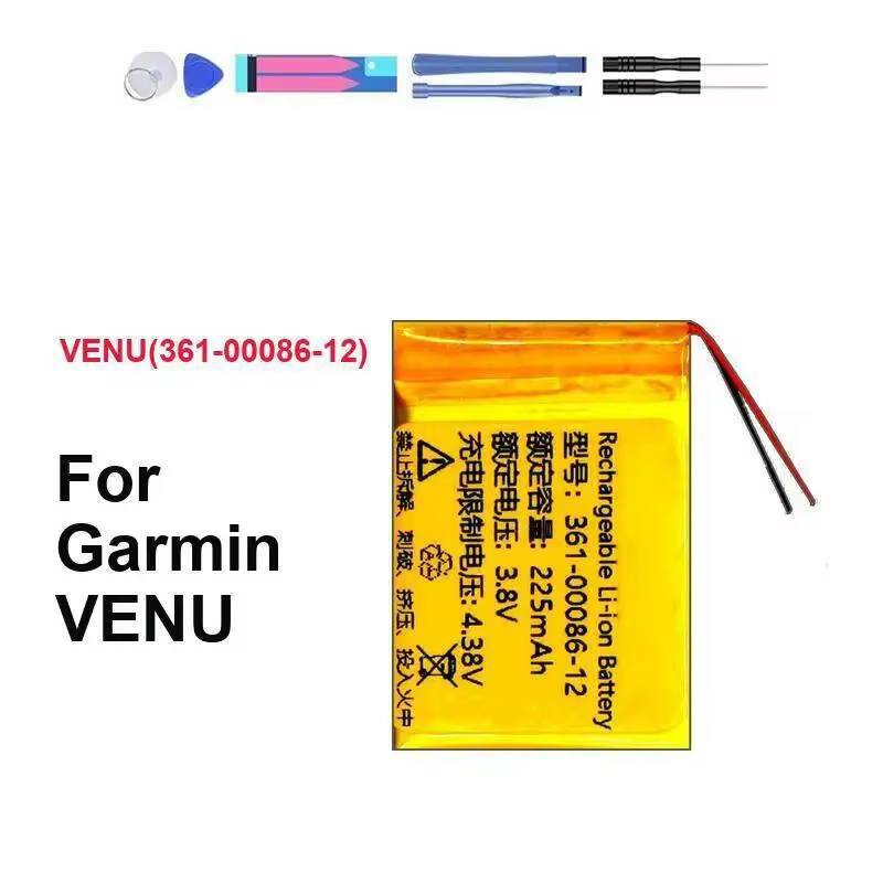 Batterie de montre écologique Venu 361-00086-12 180Mah