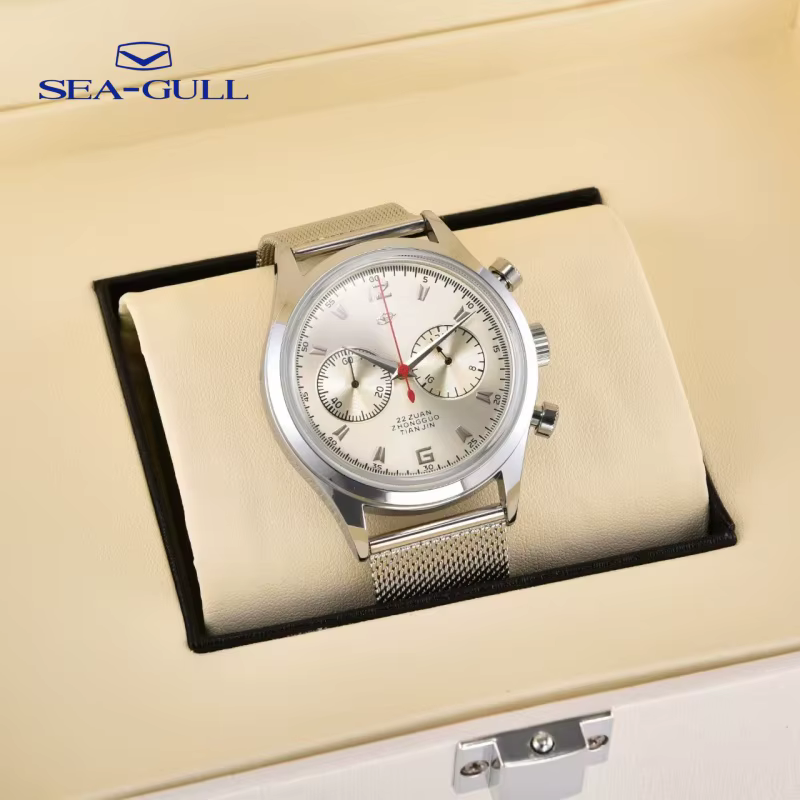 Montre Seagull Air Force Pilot's Column-wheel Chronograph Casual Entertainment Quartz Watch 1963