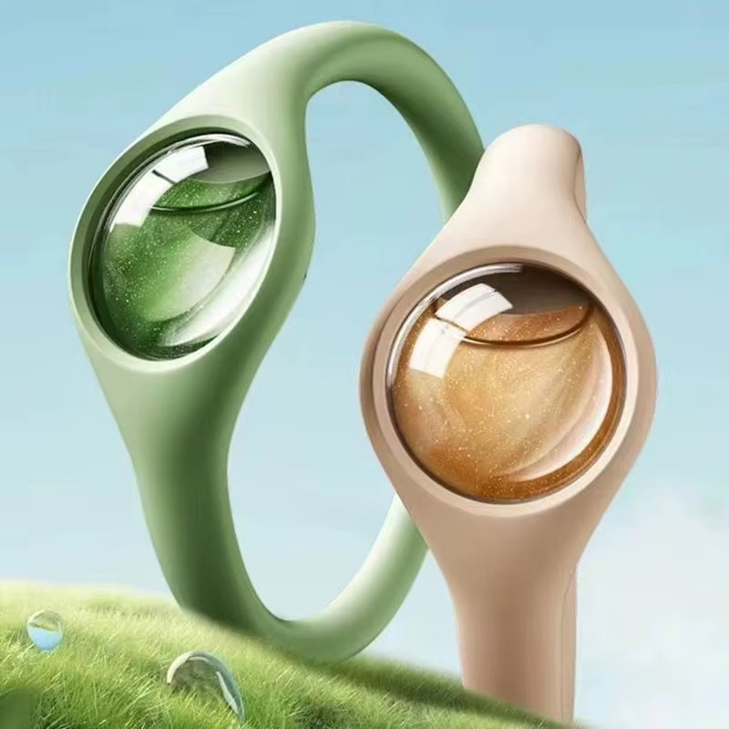 Bracelet anti-moustiques pour l'extérieur, répulsif contre les moustiques, avec huile essentielle naturelle, répulsif efficace et sûr, cadeau contre les insectes